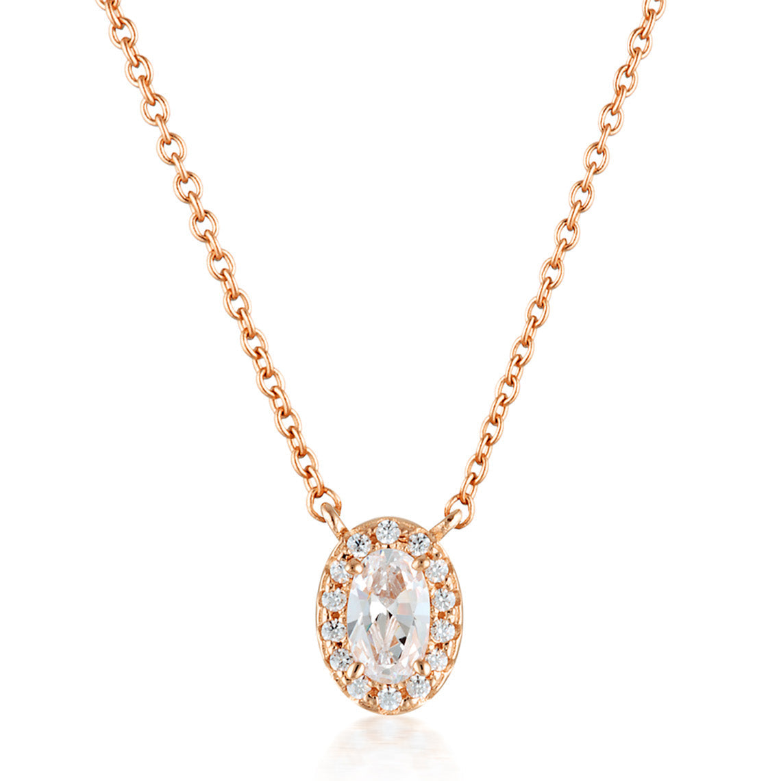 Georgini Aurora Glow Pendant Rose Gold