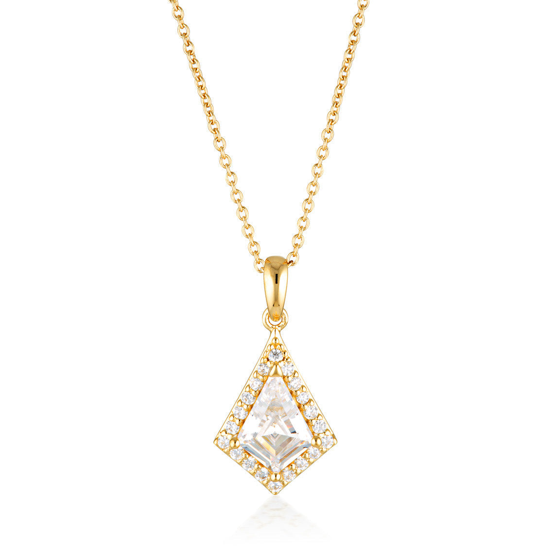 Rock Star Shield Gold Pendant