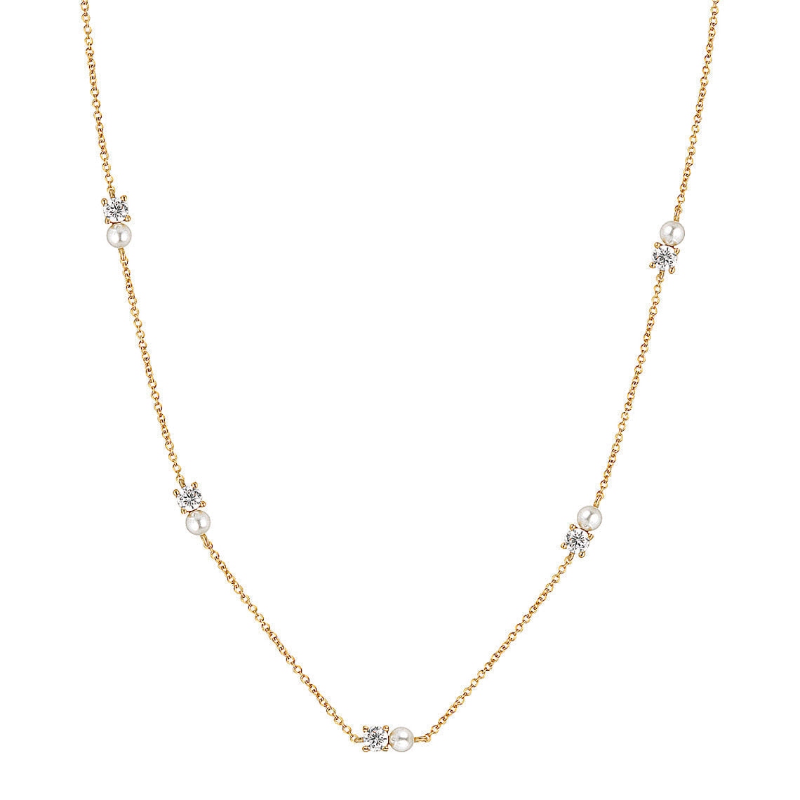 Noel Nights Snow Drop Necklace Gold