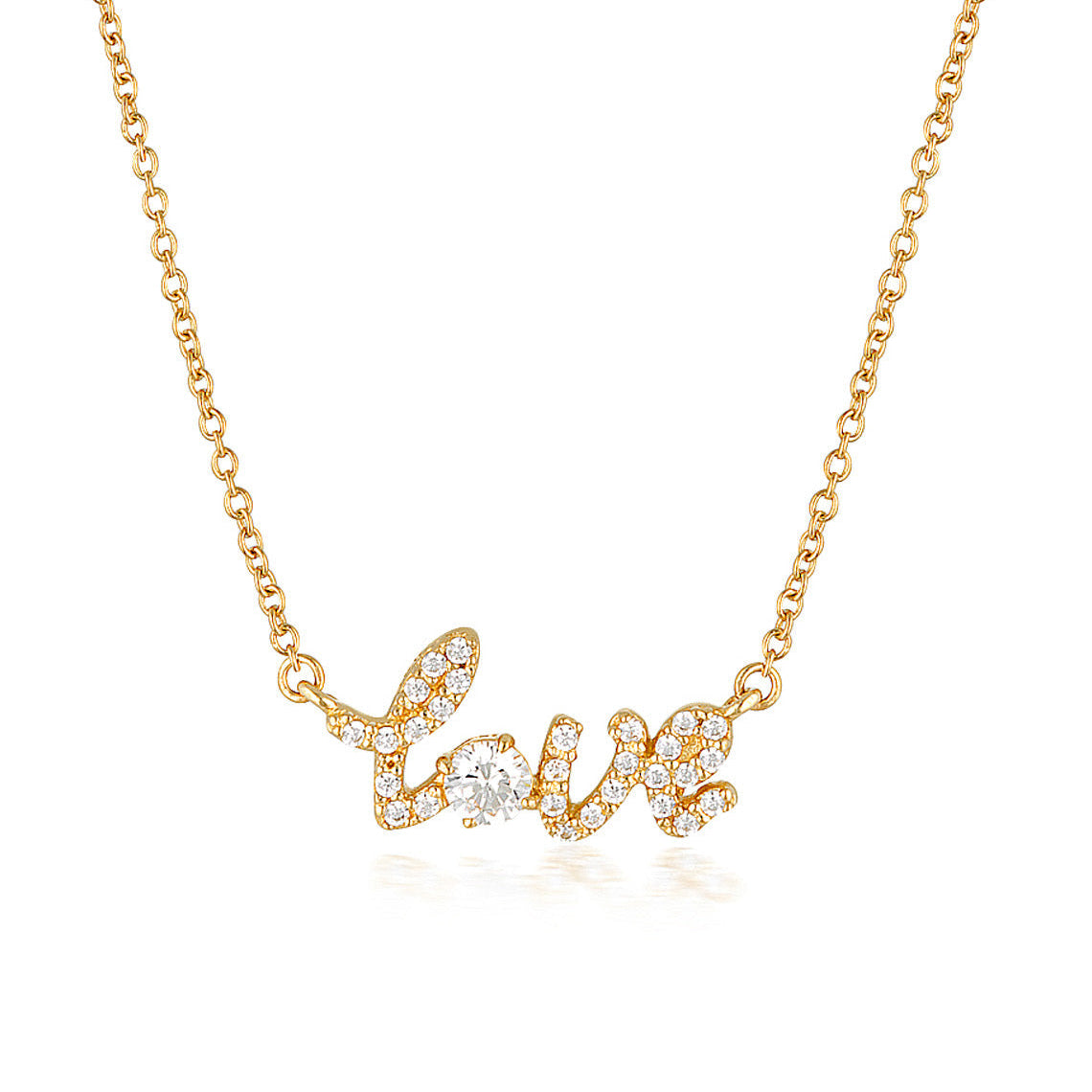 Noel Nights Love Pendant Gold