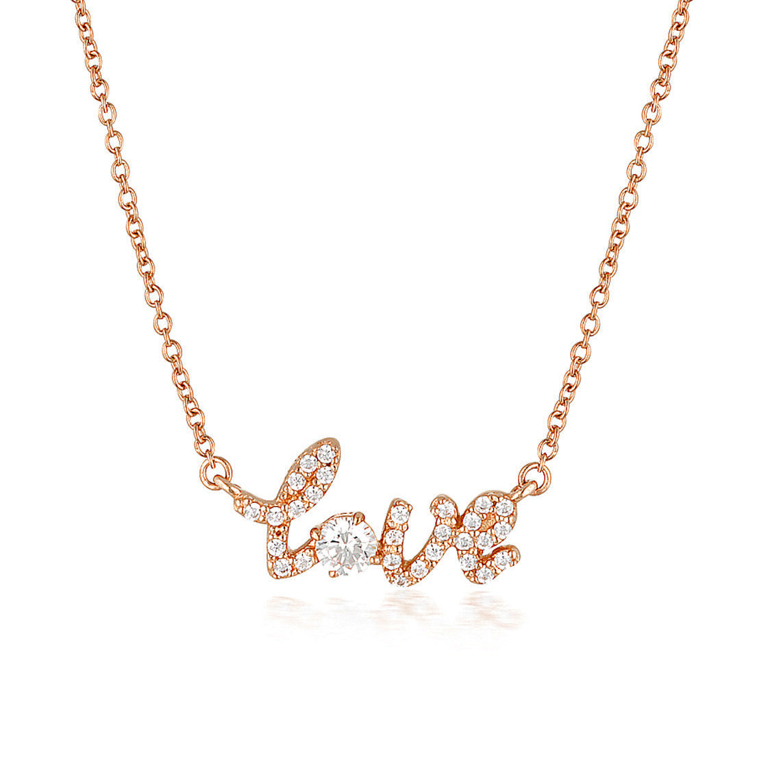 Noel Nights Love Pendant Rose Gold