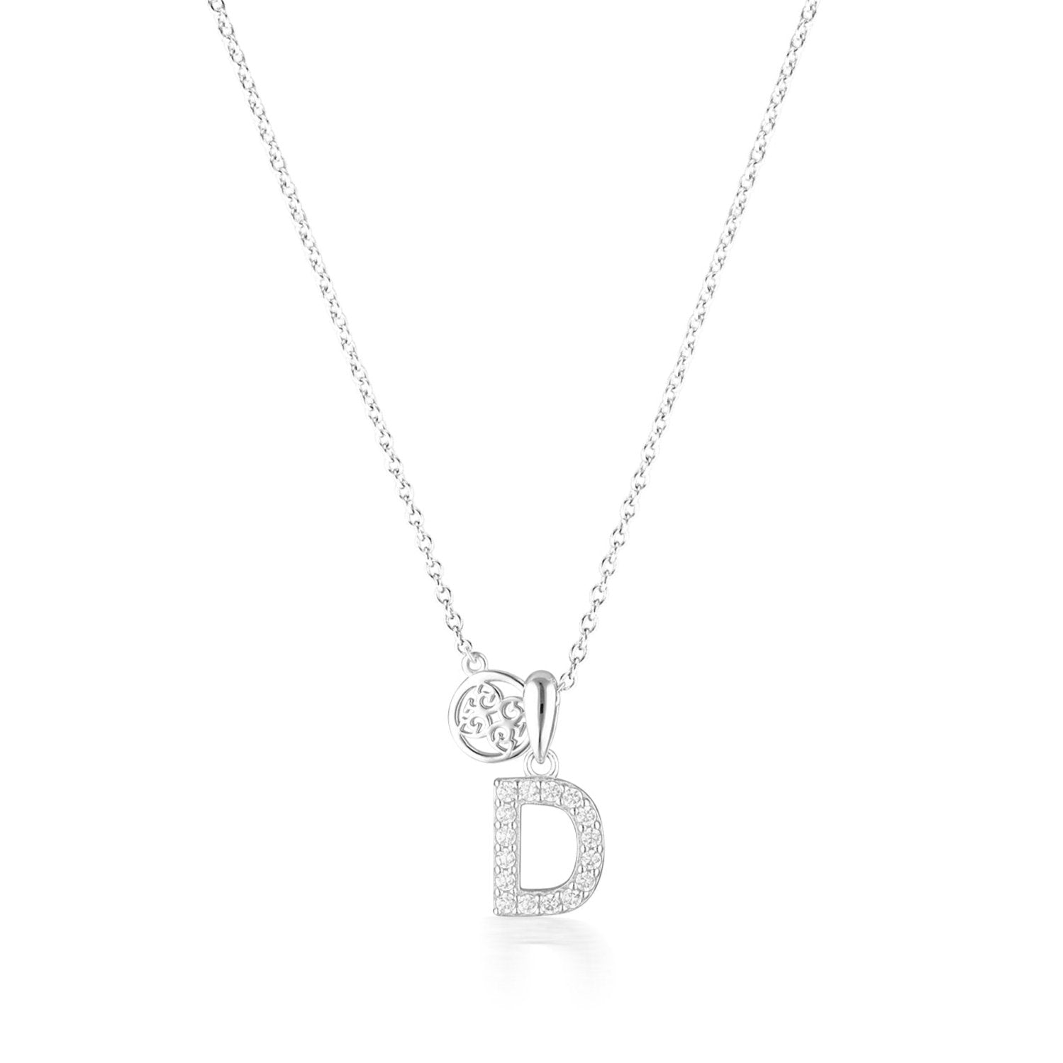 Georgini Luxury Letters D Initial Pendant Silver