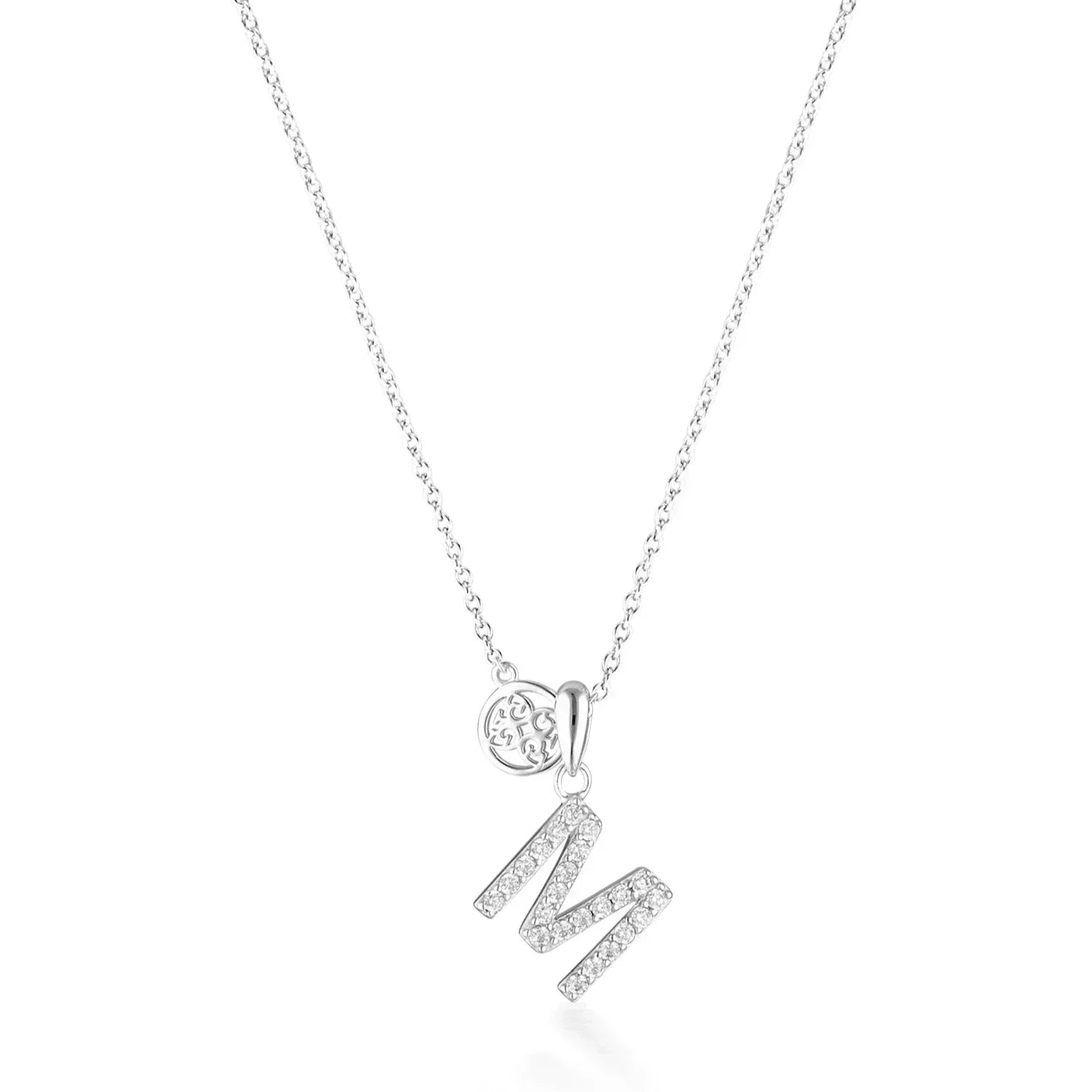 Georgini Luxury Letters M Initial Pendant Silver