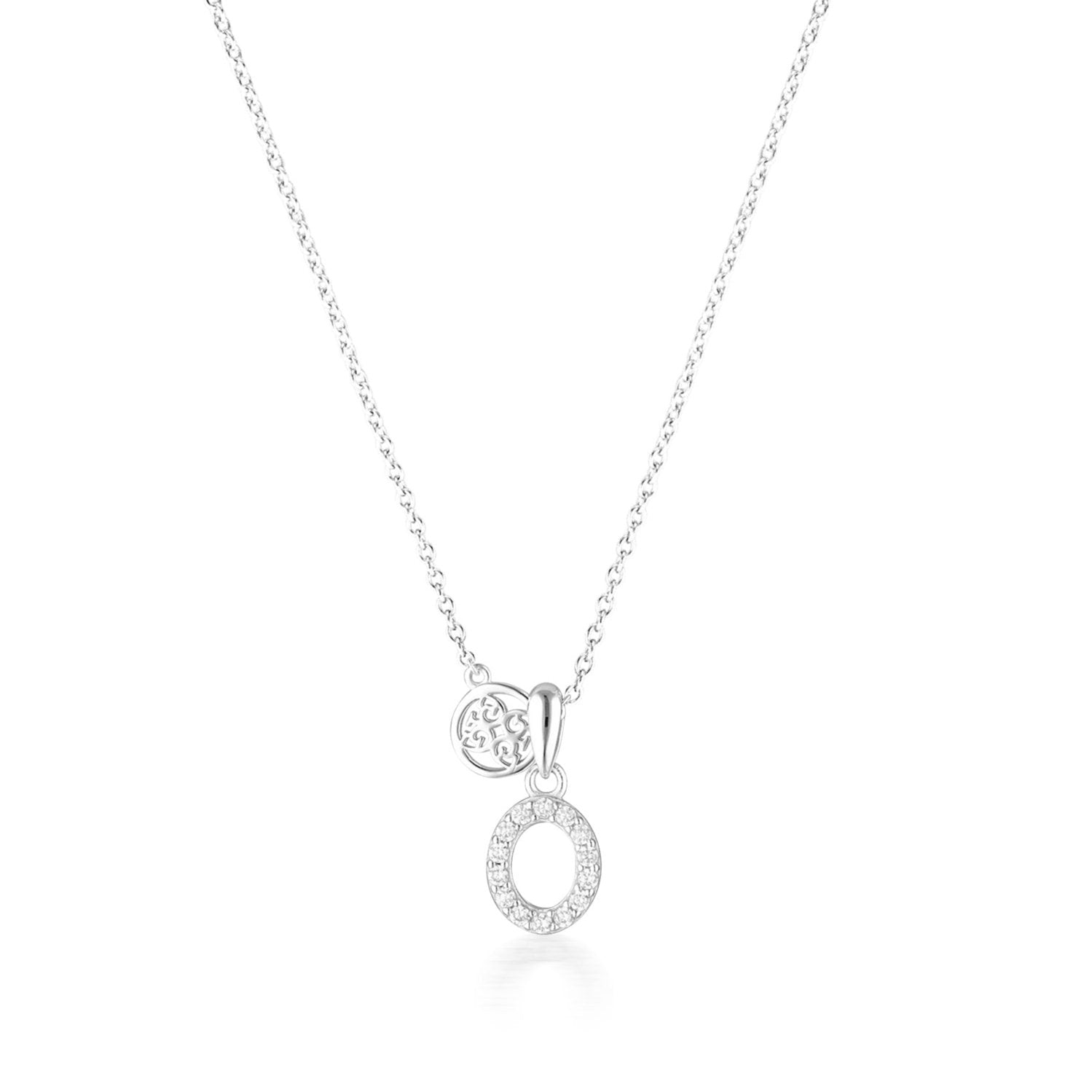 Georgini Luxury Letters O Initial Pendant Silver