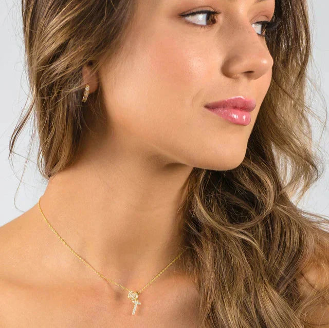 Georgini Luxury Letters T Initial Pendant Gold