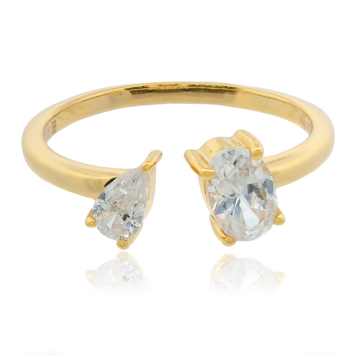 Chic Noel Toi Et Moi Ring Gold
