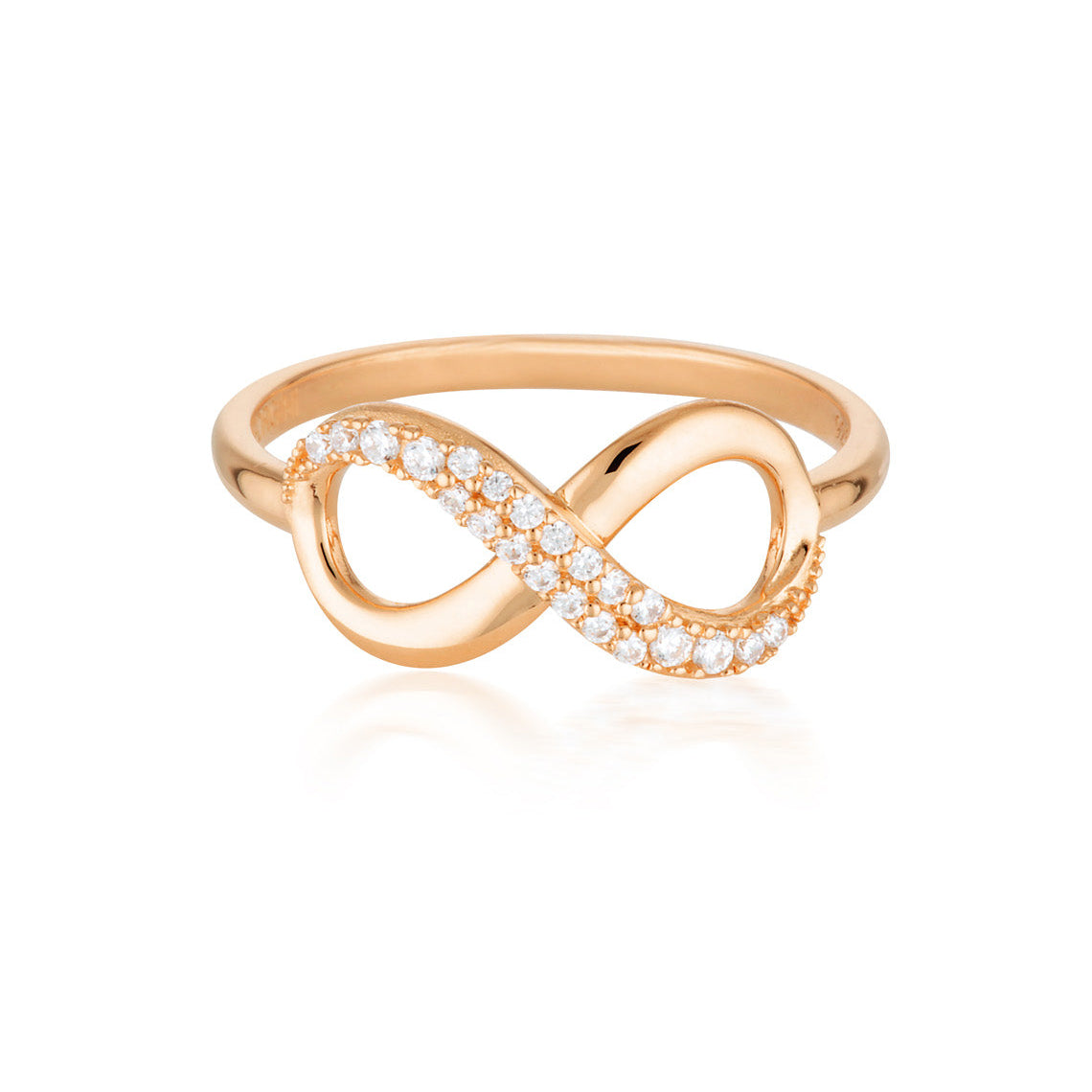 Forever Infinity Rose Gold Ring