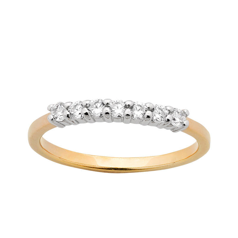9ct Yellow Gold Diamond Wedding Ring