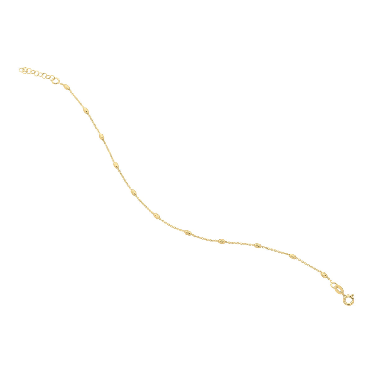 Gold-Plated Sterling Silver Anklet