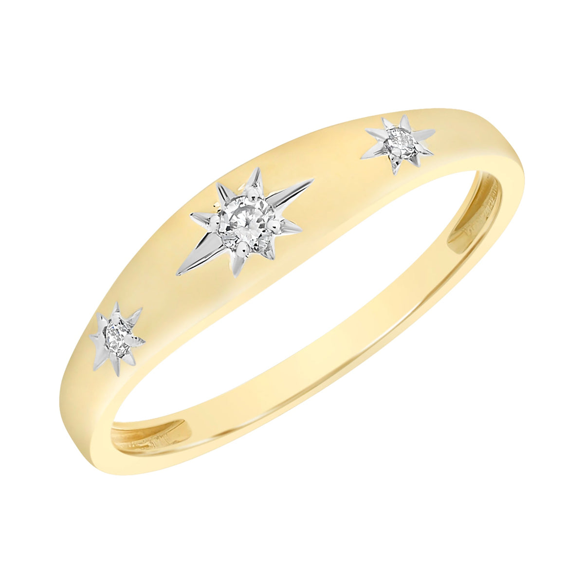 9ct Gold Diamond Ring