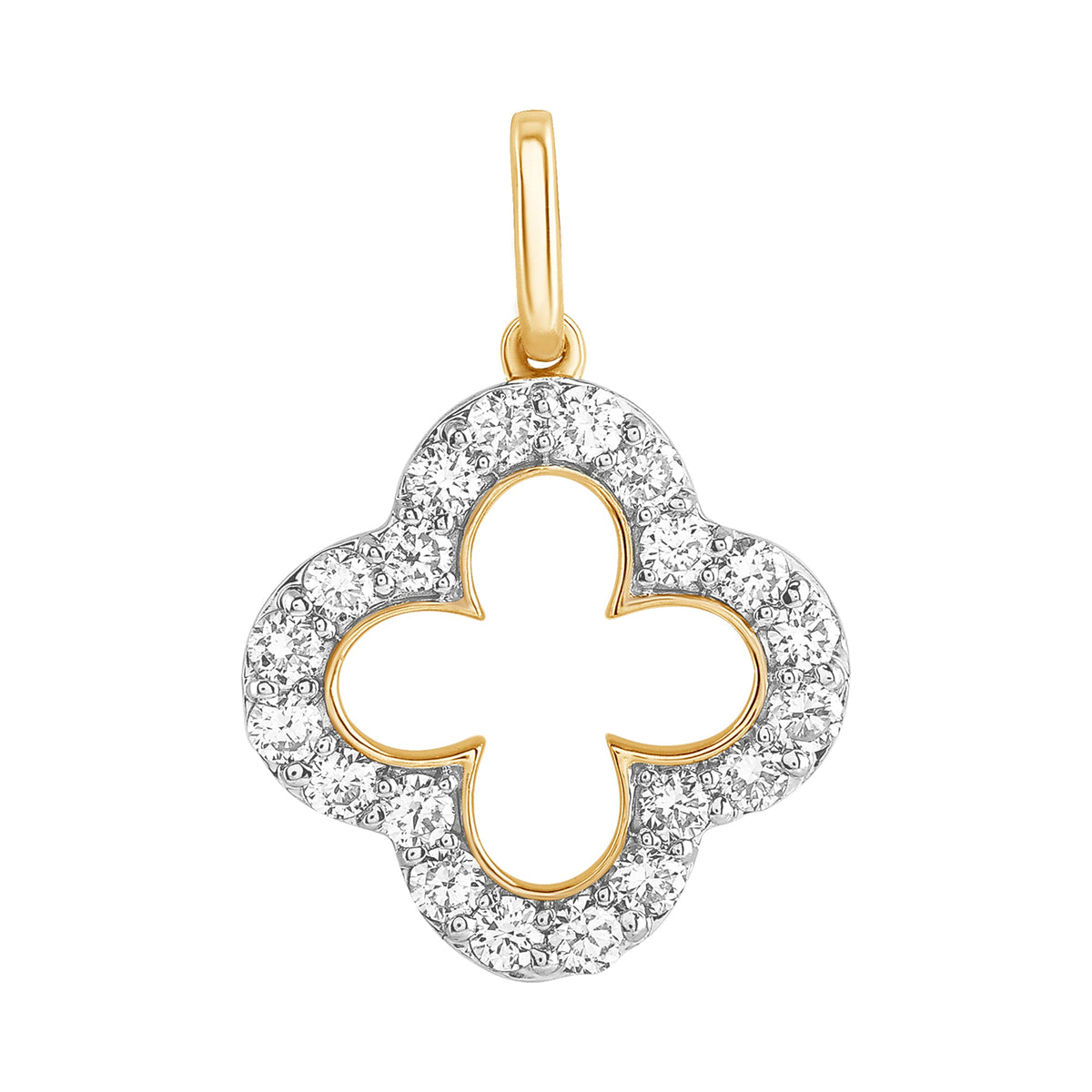9ct Gold 0.45ct TDW Lab Grown Diamond Pendant