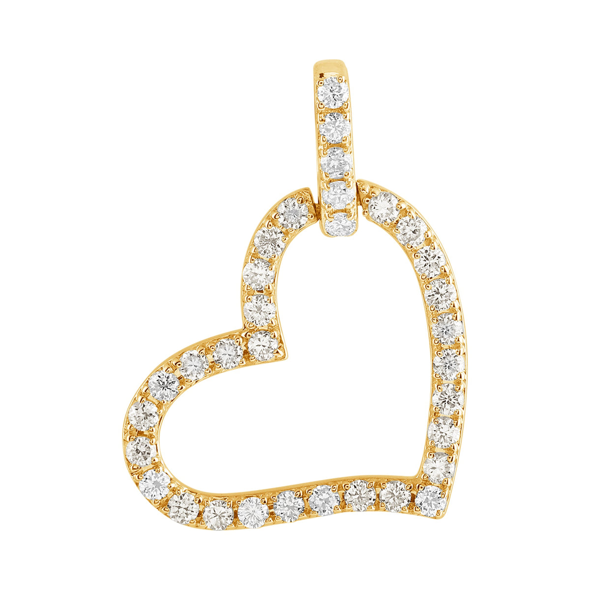 9ct Gold 0.33ct Lab Grown Diamond Pendant