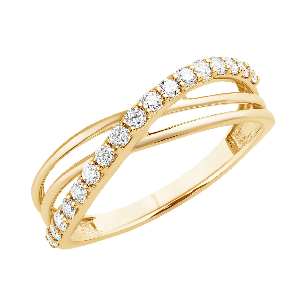 9ct Gold 0.33ct TDW Lab Grown Diamond Ring