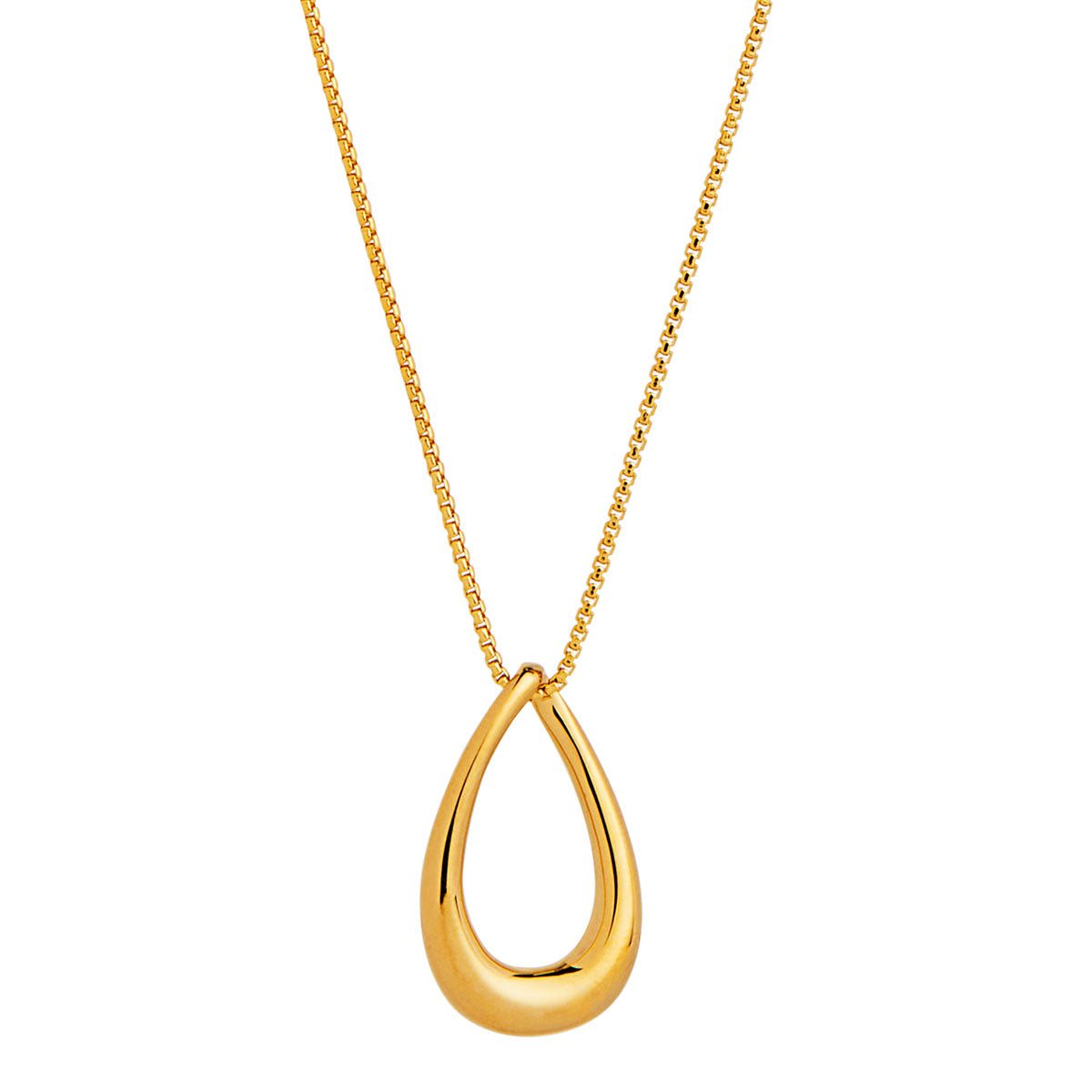 NAJO Vivante Yellow Gold Necklace (45cm+ext)
