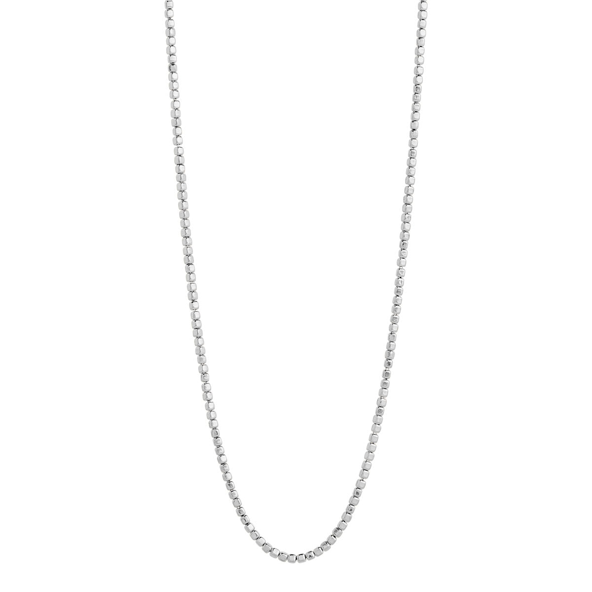 NAJO Quadrille Silver Necklace (45cm+ext)
