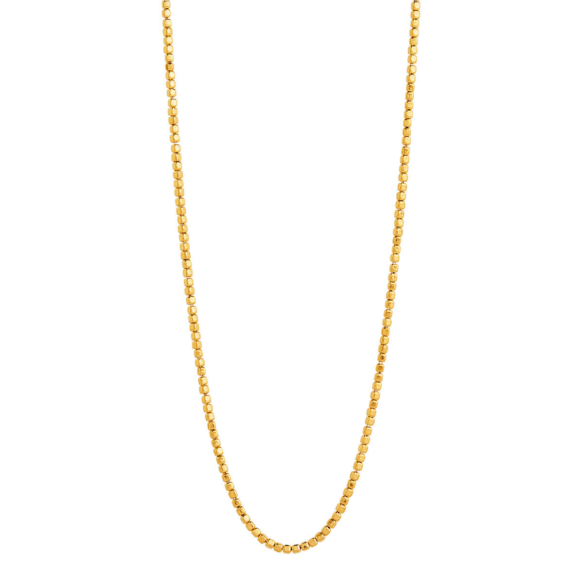NAJO Quadrille Yellow Gold Necklace (45cm+ext)
