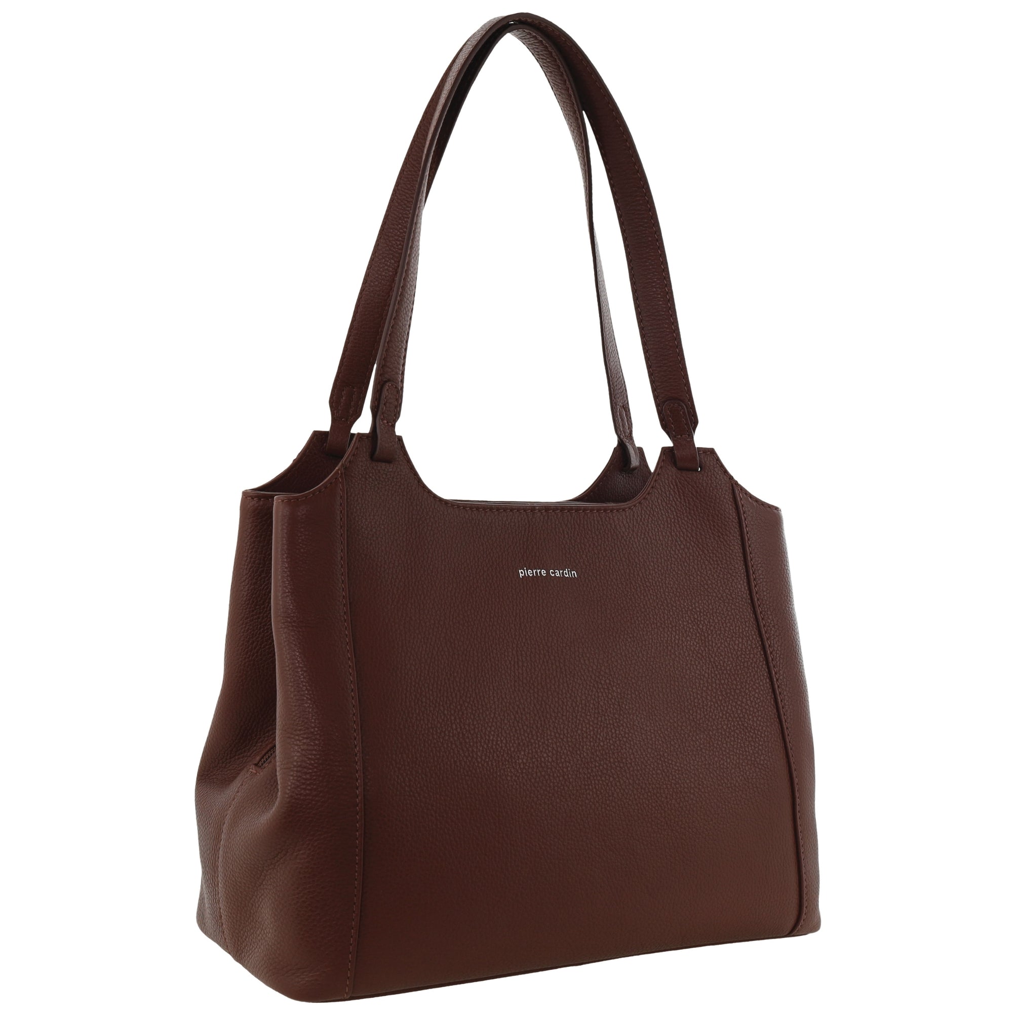 Pierre Cardin Ladies Leather Tote in Black
