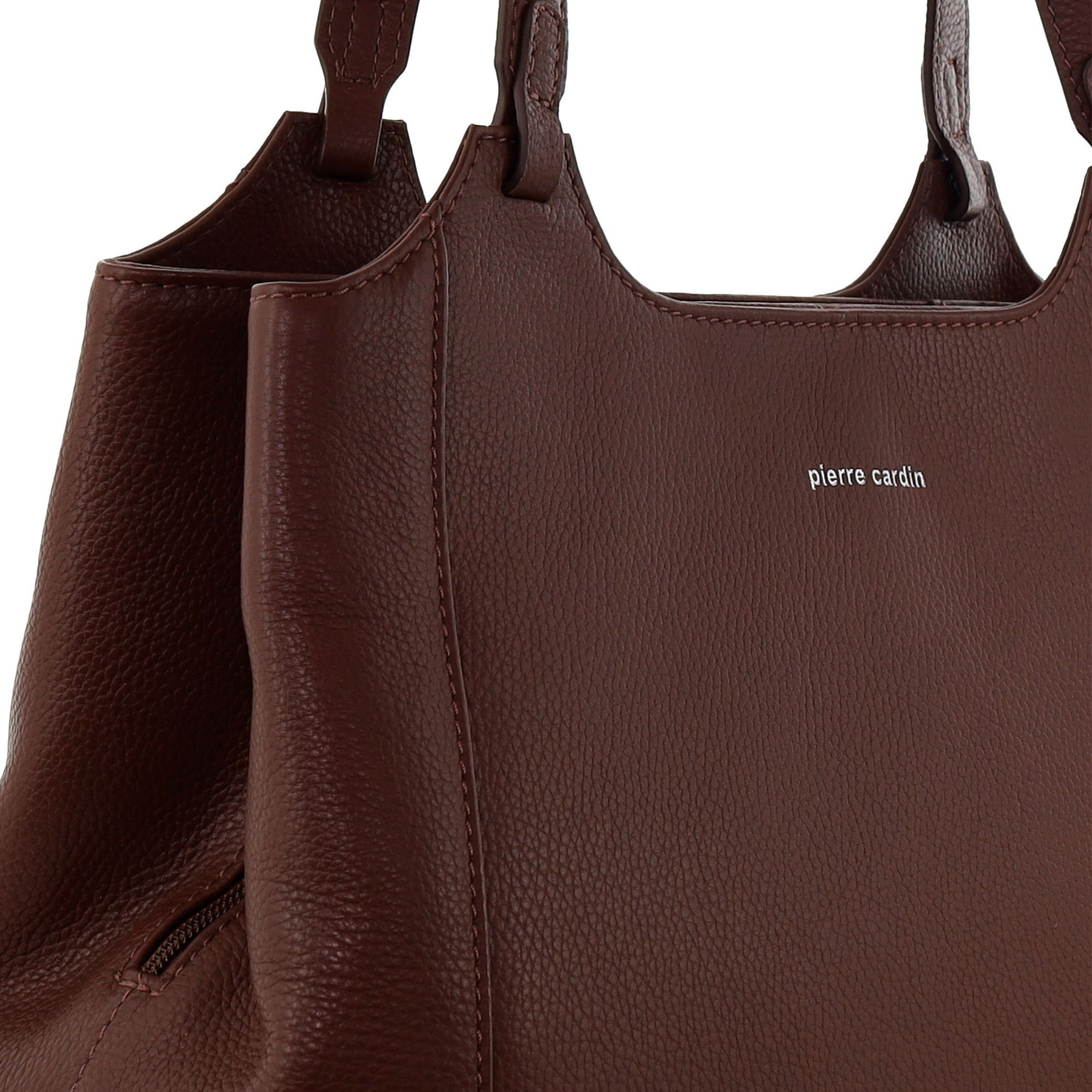 Pierre Cardin Ladies Leather Tote in Black