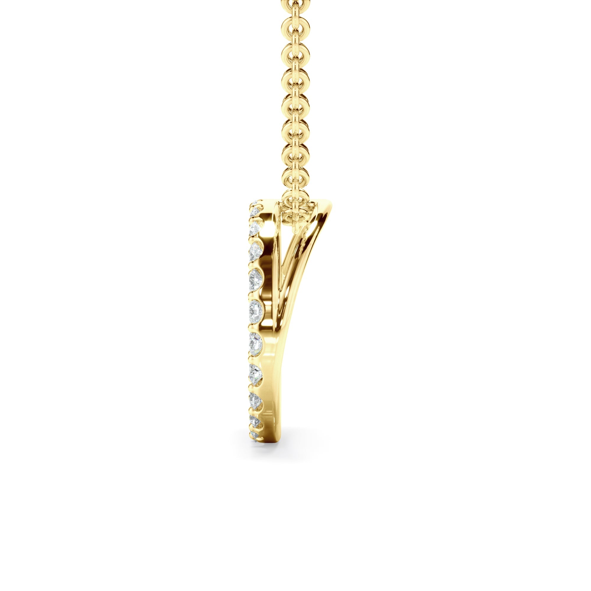 0.25ct Laboratory-Grown Diamond Circle Necklet