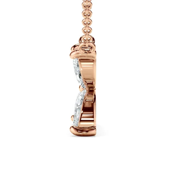 1ct Laboratory-Grown Diamond Flower Necklet