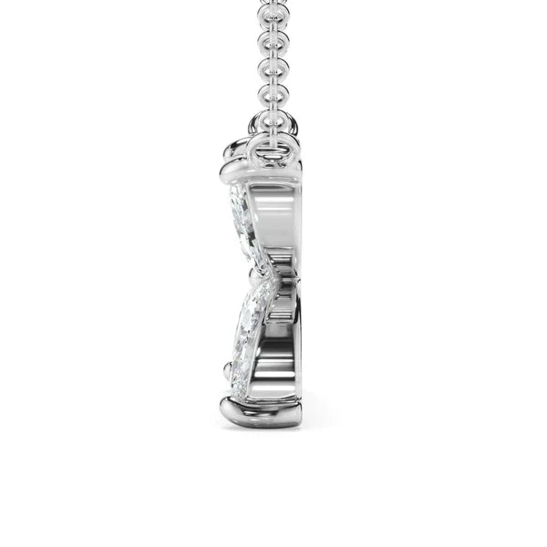 1ct Lab Grown Diamond Flower Necklet