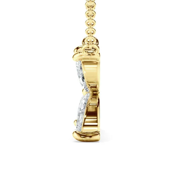 1ct Laboratory-Grown Diamond Flower Necklet