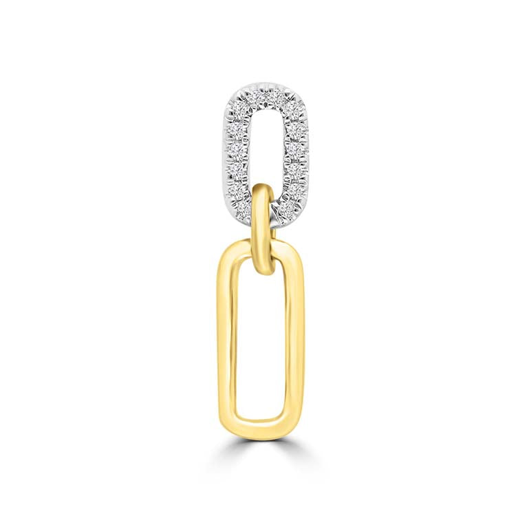 0.05ct HI I1 Diamond Pendant in 9ct Yellow Gold