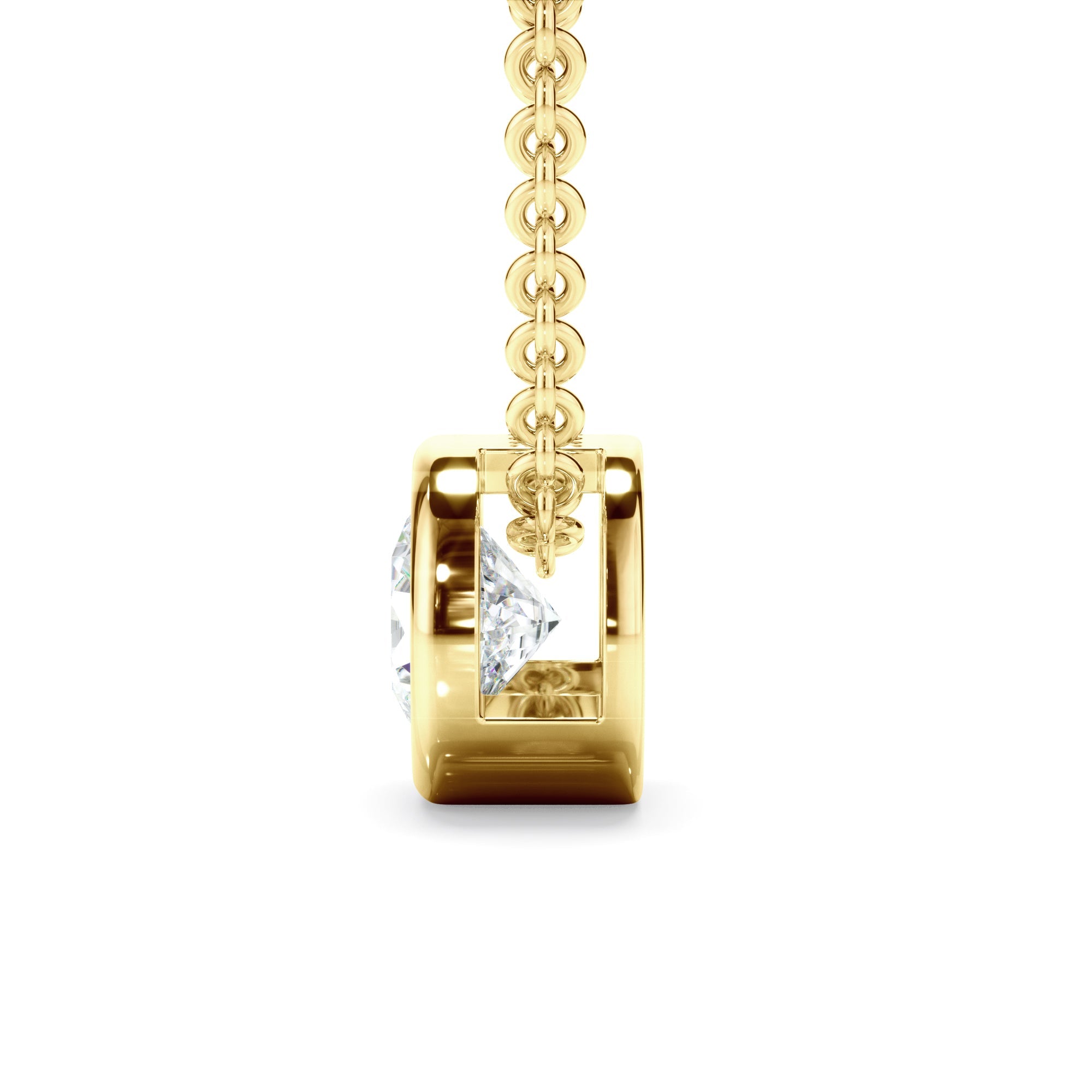 0.50ct Round Brilliant Cut Laboratory-Grown Diamond Solitaire Necklet