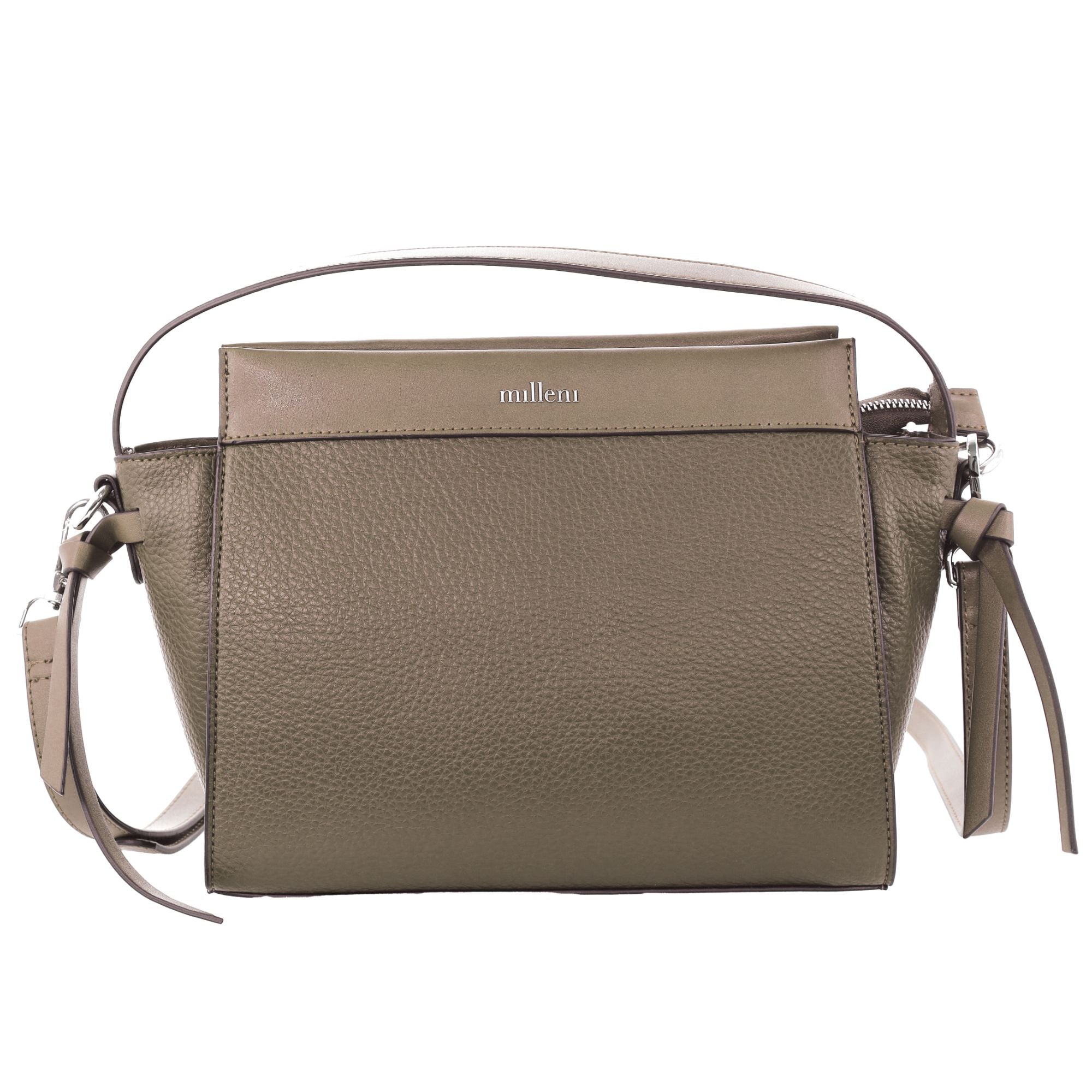 Milleni Fashion Metro Crossbody Bag in Mauve