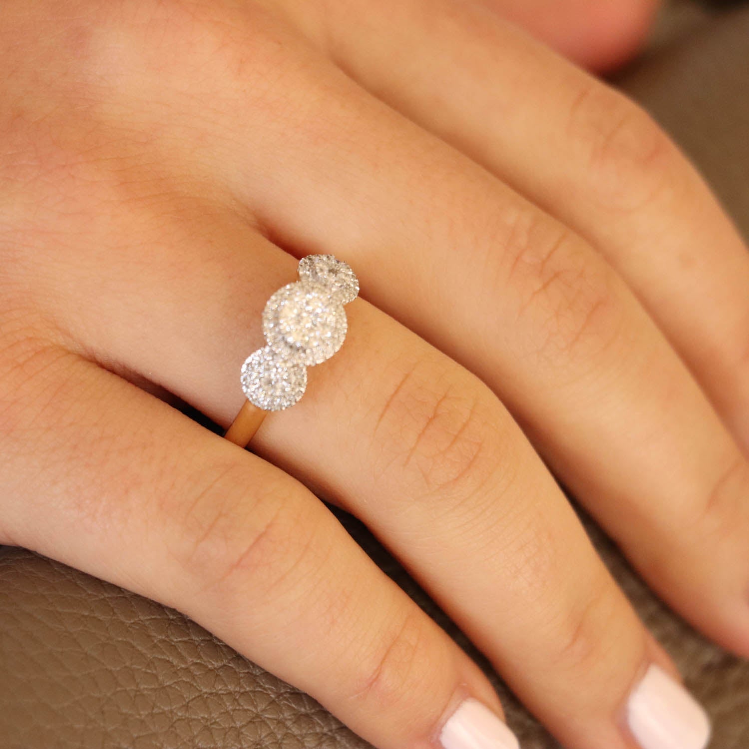 Ring with 0.50ct Diamond in 9ct Yellow Gold
