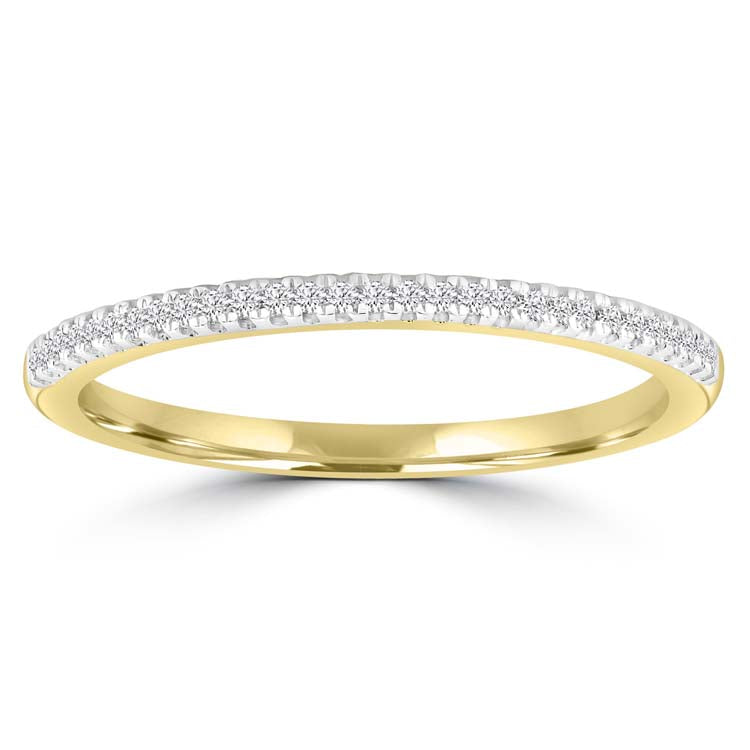 Diamond Ring with 0.08ct Diamonds in 9ct Yellow Gold