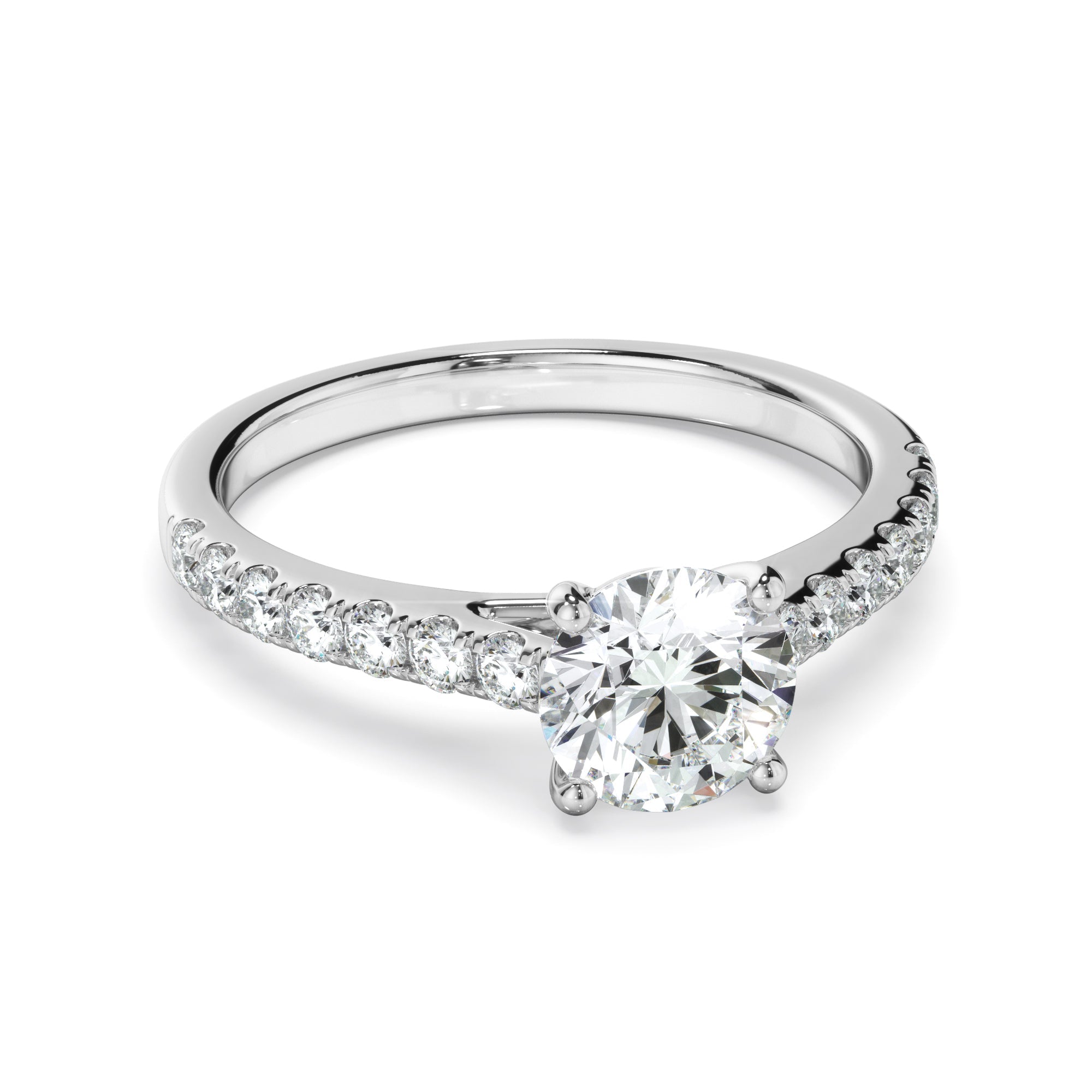 0.85ct Round Brilliant Cut Laboratory-Grown Diamond Ring