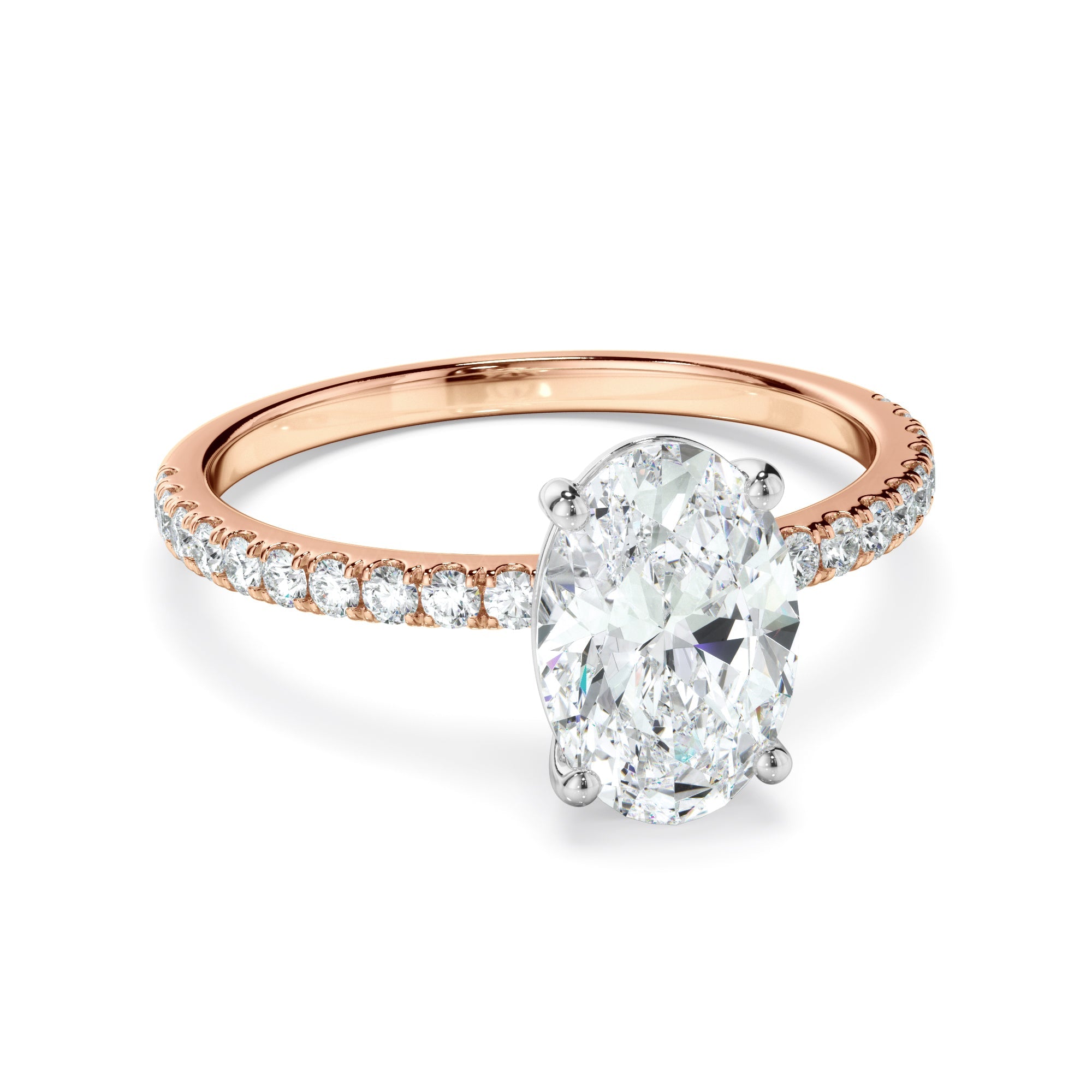 1.70ct Oval Cut Laboratory-Grown Diamond Ring