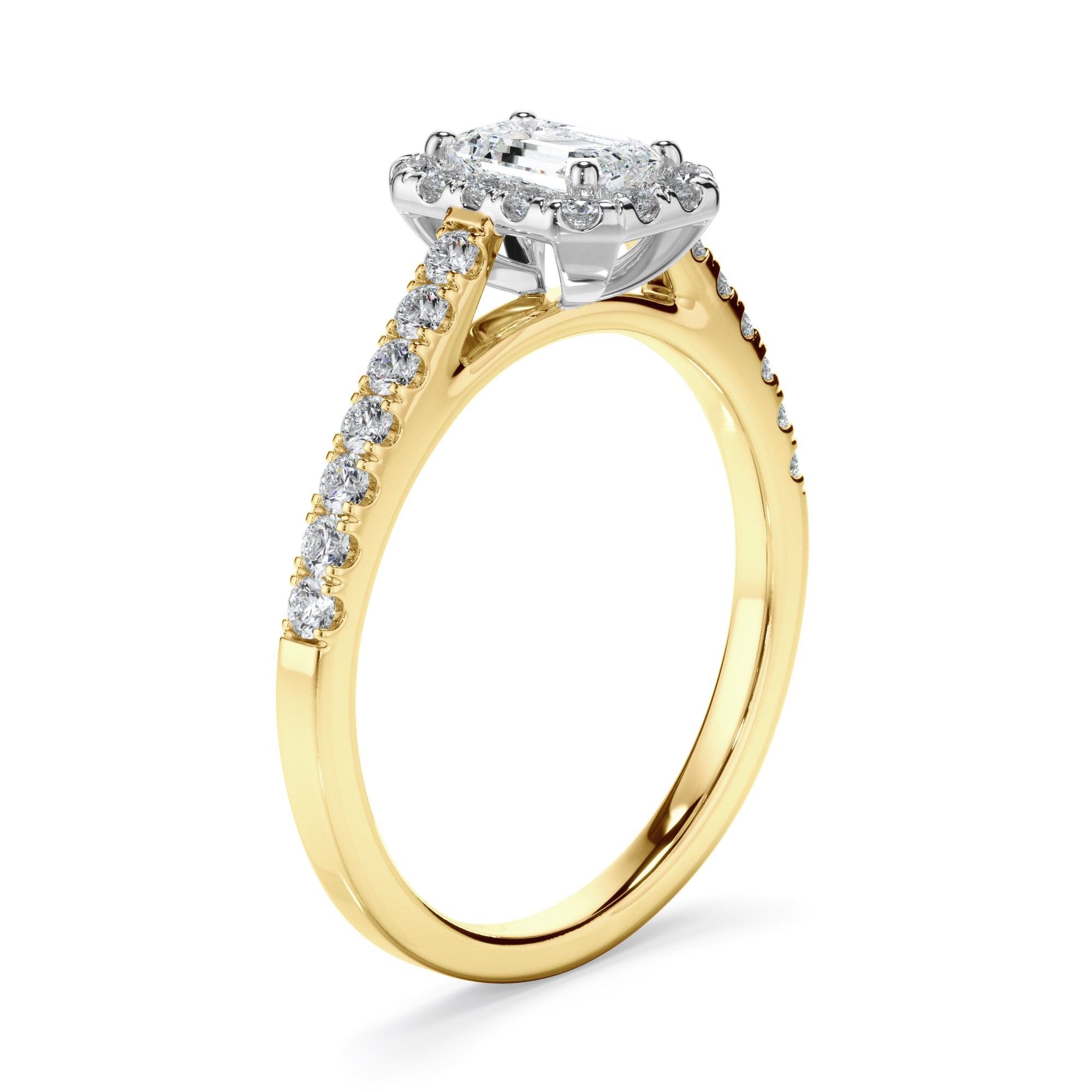0.85ct Emerald Cut Laboratory-Grown Diamond Ring