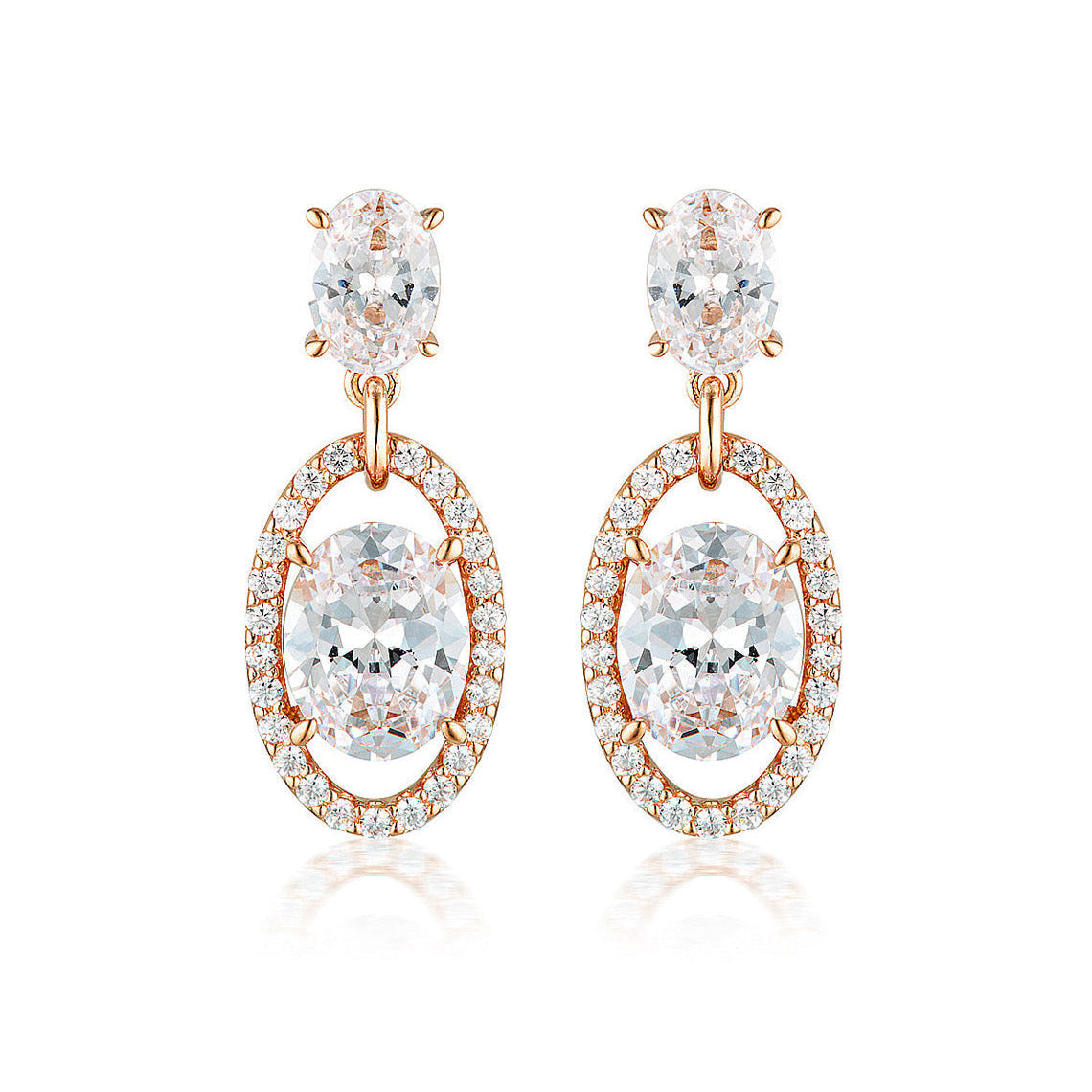 Aurora Heaven Earrings Rose Gold