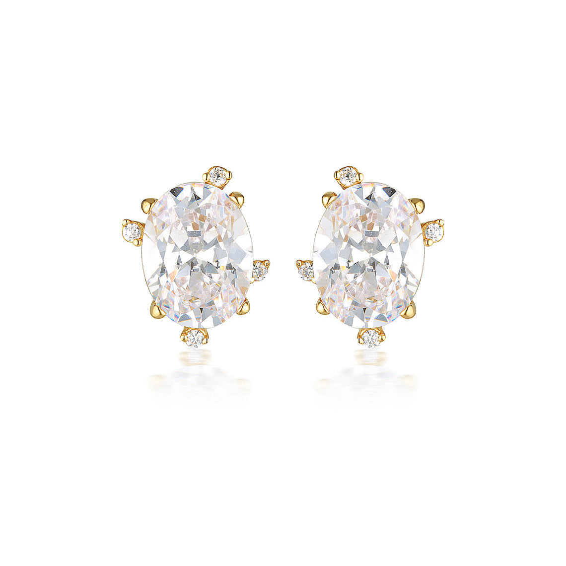 Aurora Southern Lights Earrings Gold