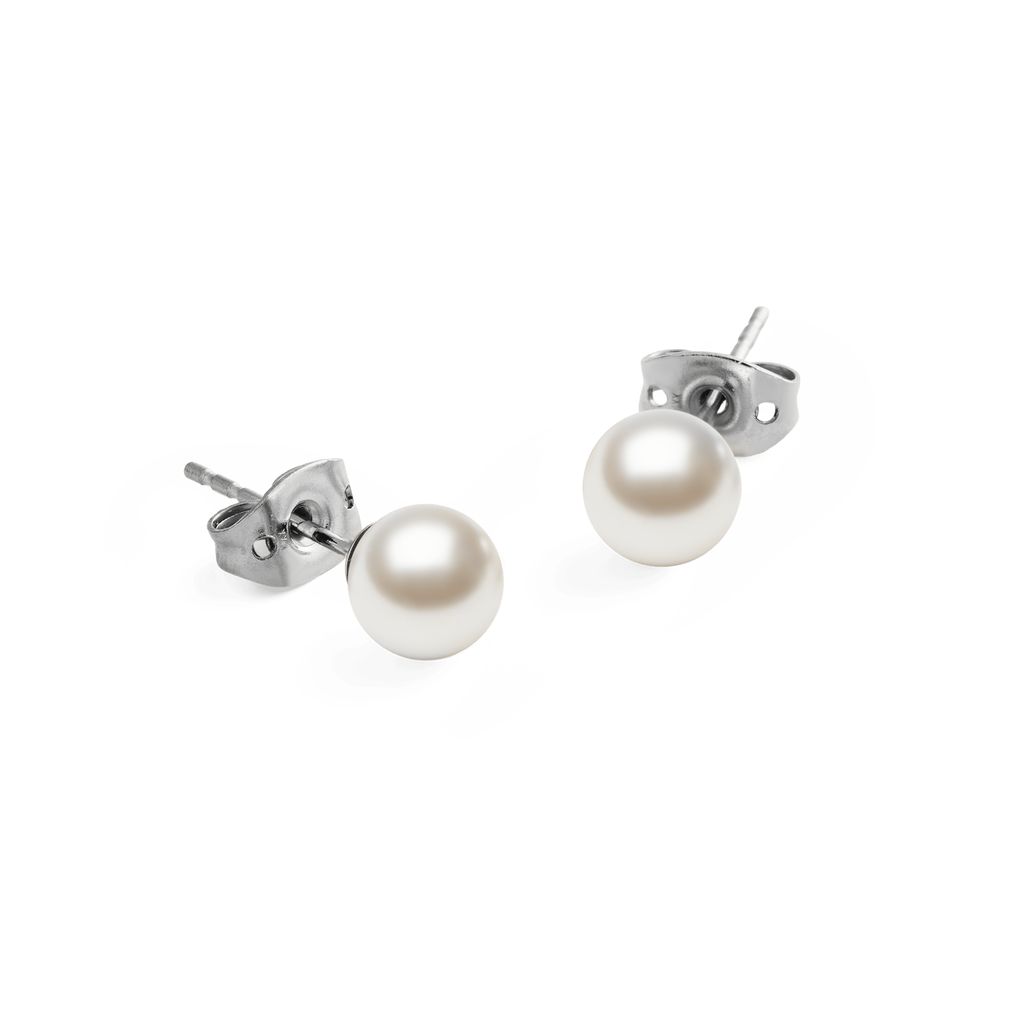 Daniel Wellington Pearl Stud Earring Silver