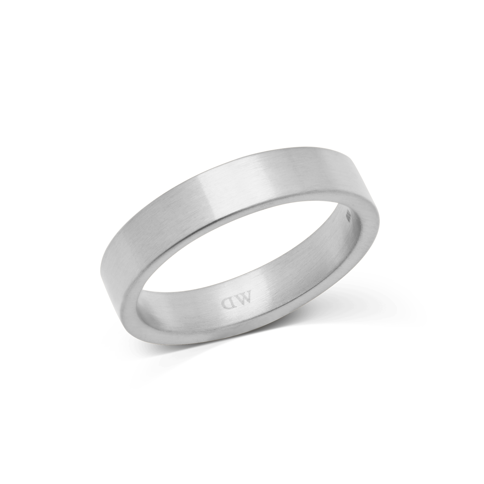 Daniel Wellington Line Ring Brushed Silver 4.5mm