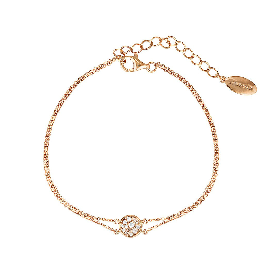 Mini Mosaic Rose Gold Bracelet