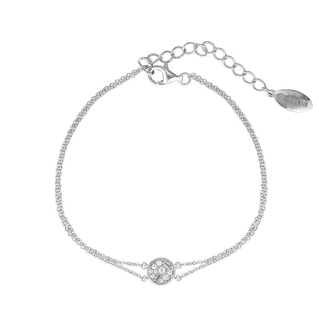 Mini Mosaic Silver Bracelet