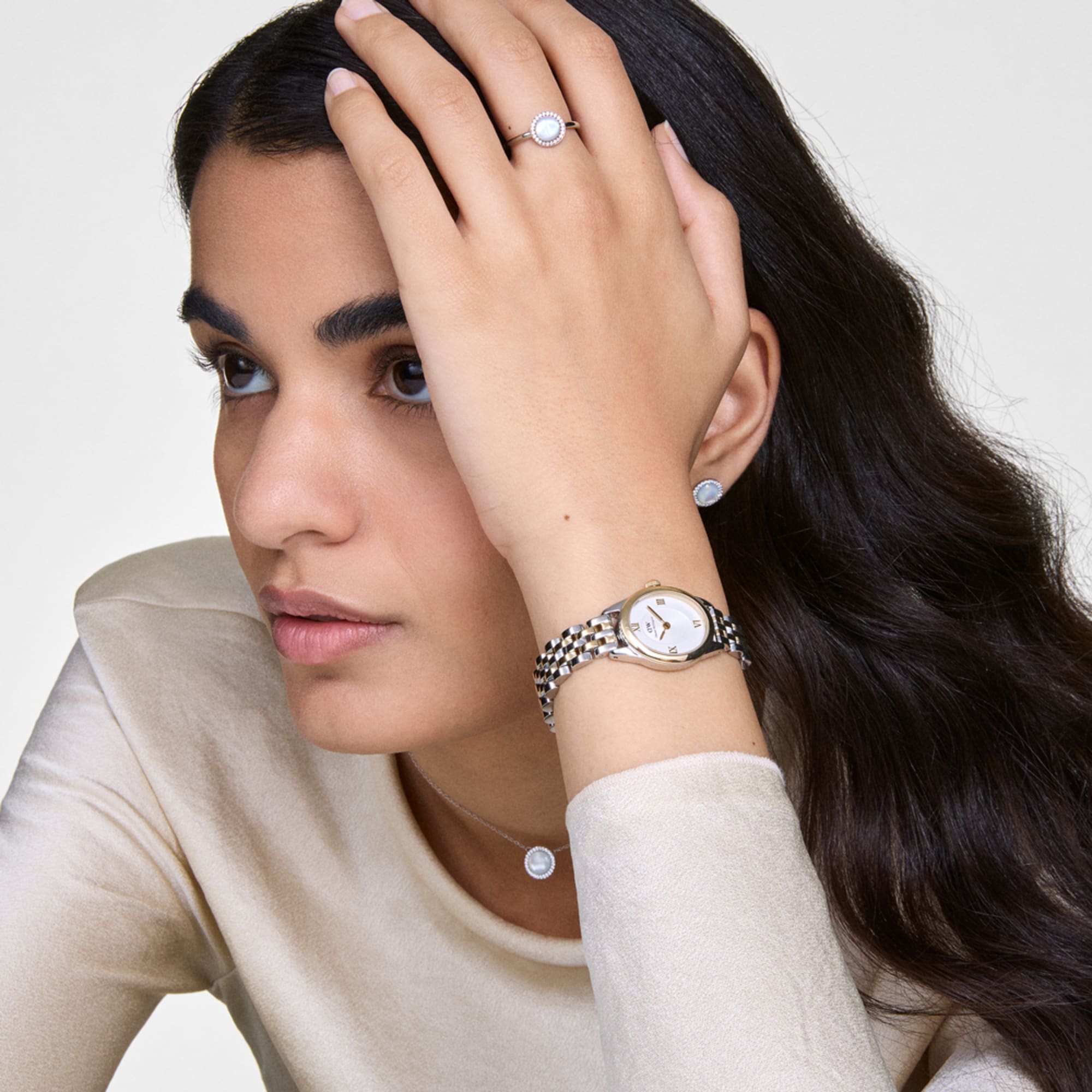 Daniel Wellington Ophelia Mini Two Tone Gold Watch