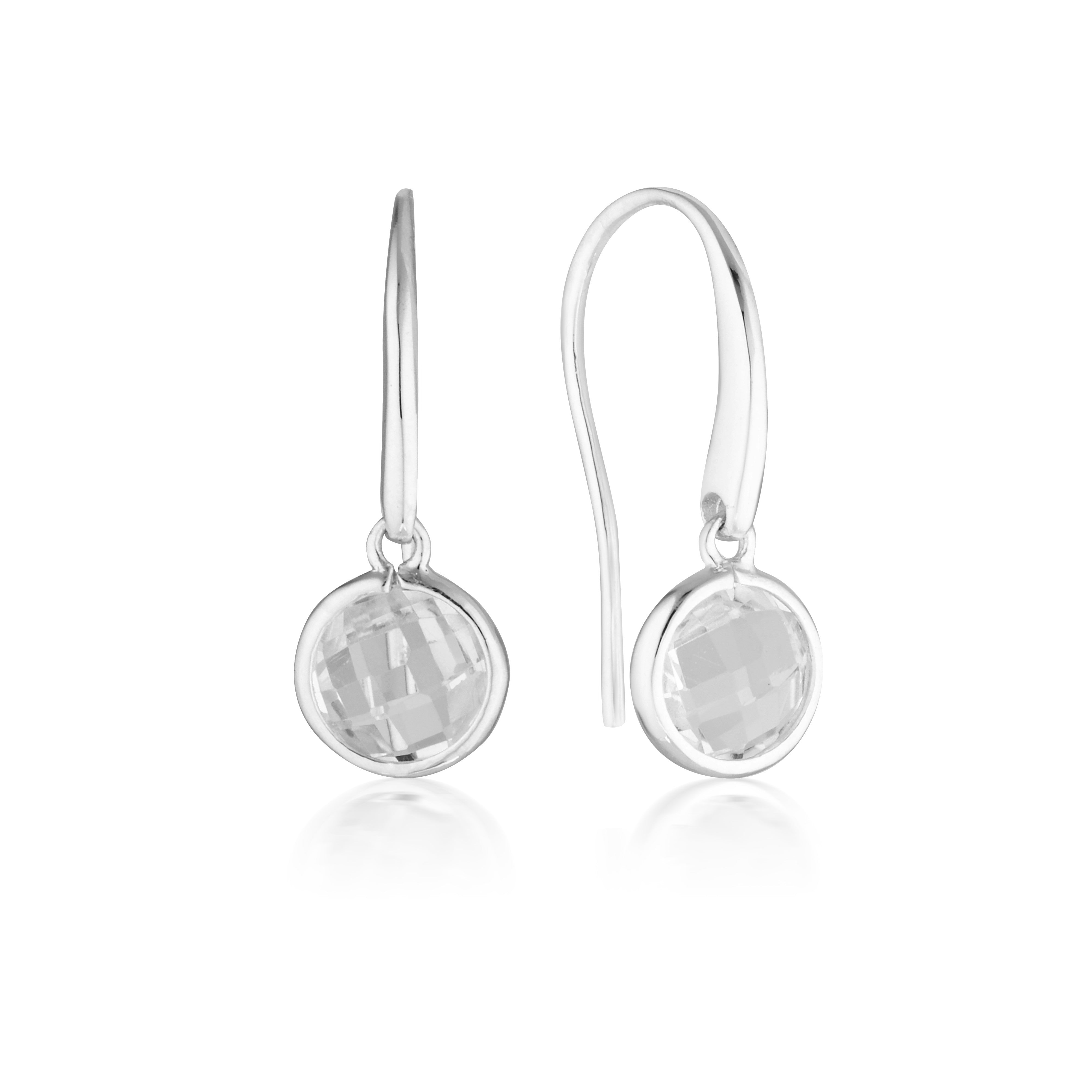 Lucent Hook Earring Small Silver