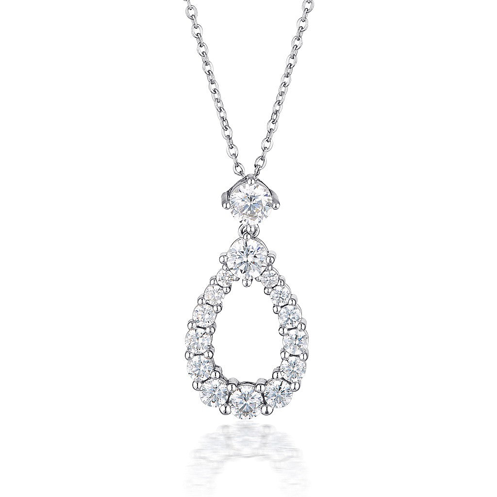 Katia Teardrop Silver Pendant