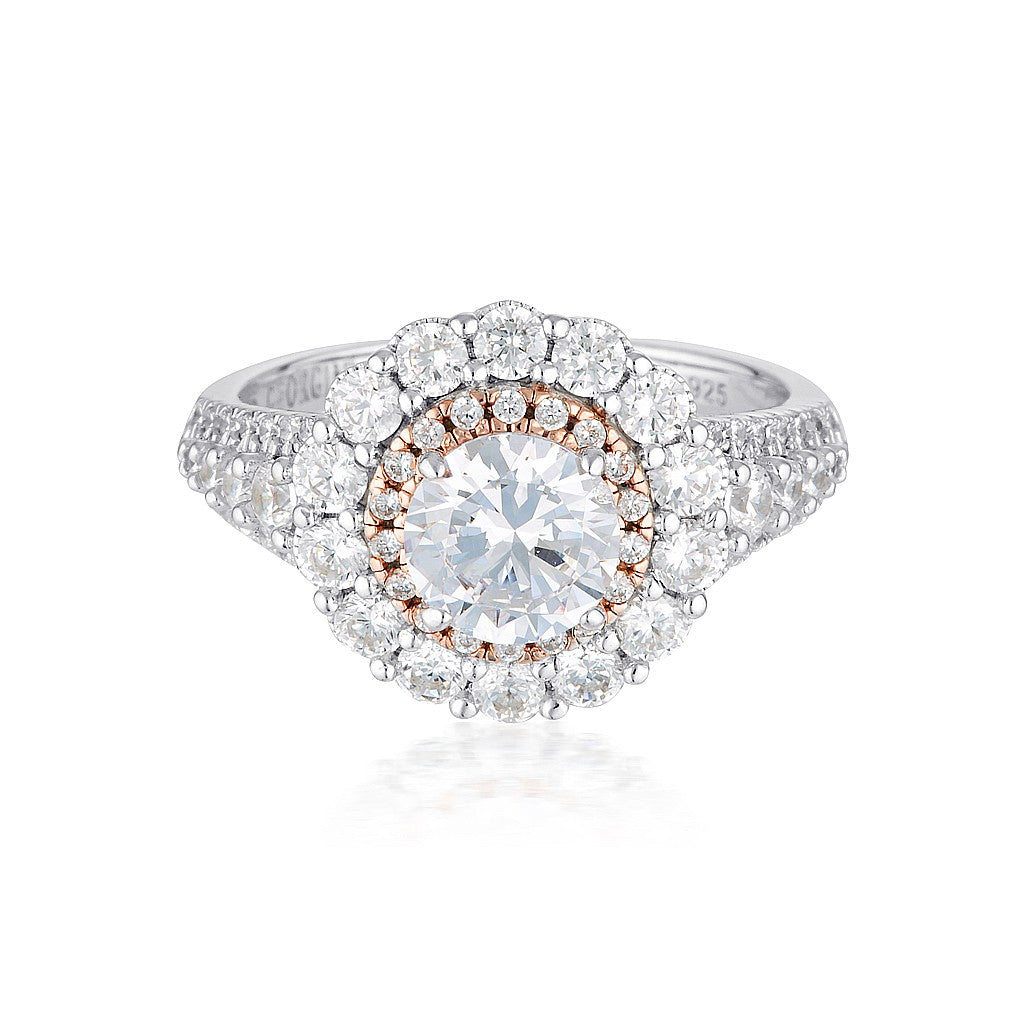 Miranna Double Halo Ring