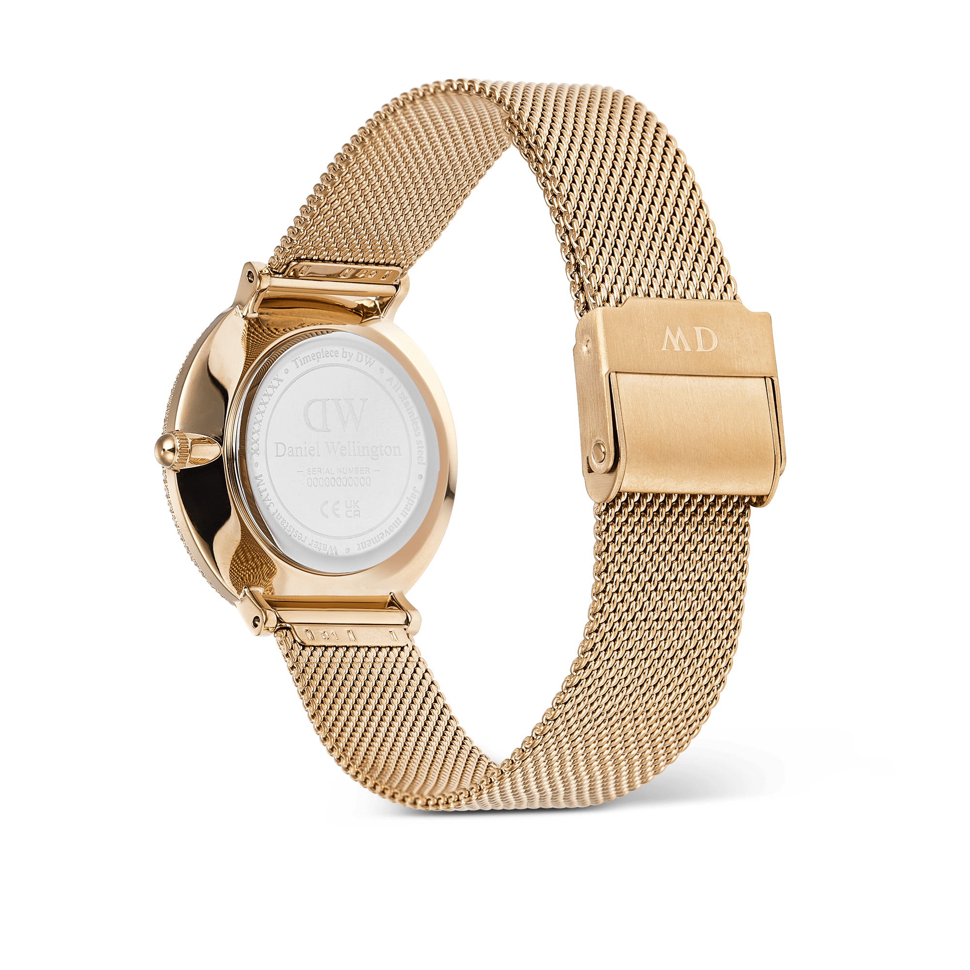 Daniel Wellington Crystalline Bezel Evergold Green Watch
