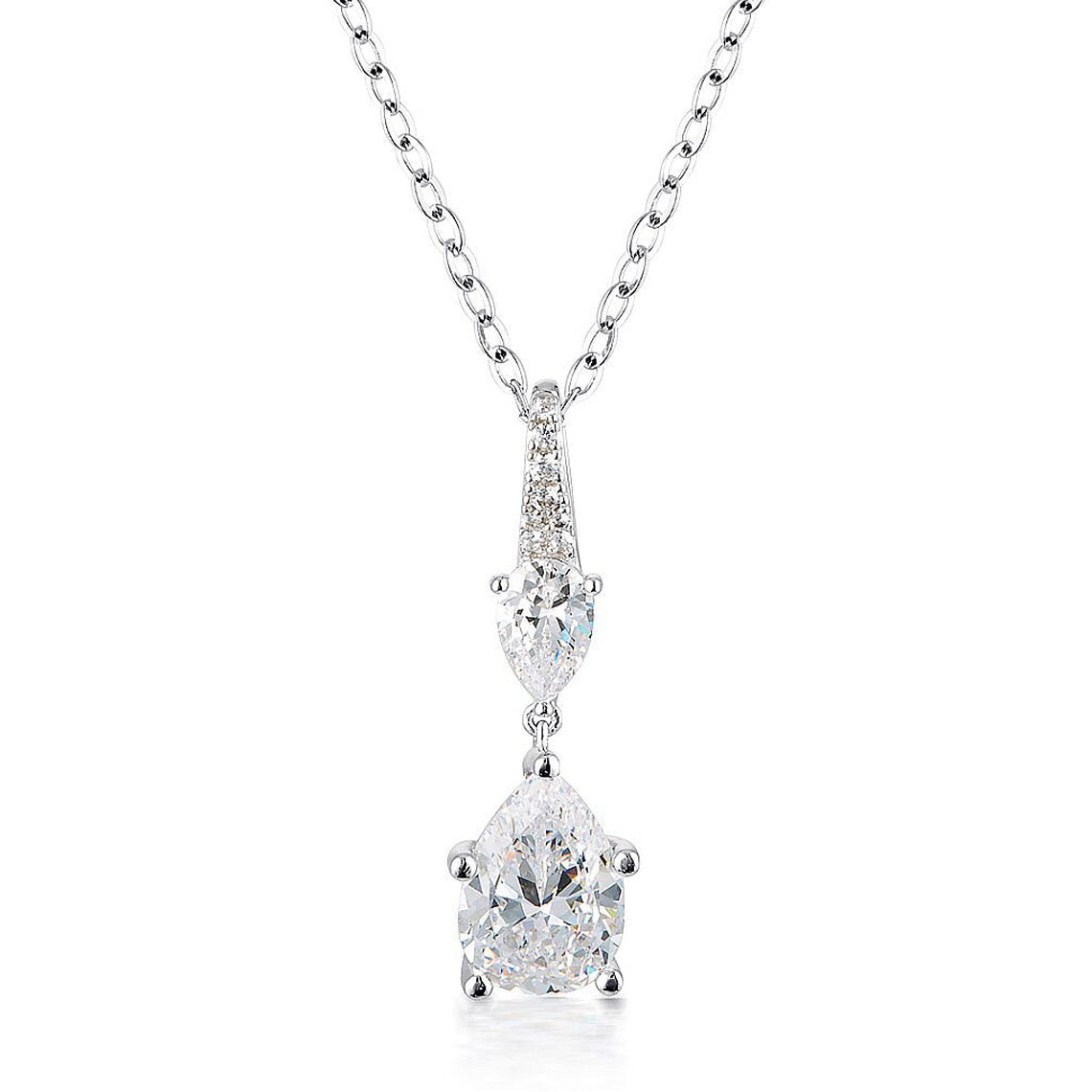 Josephine Drop Pendant Silver