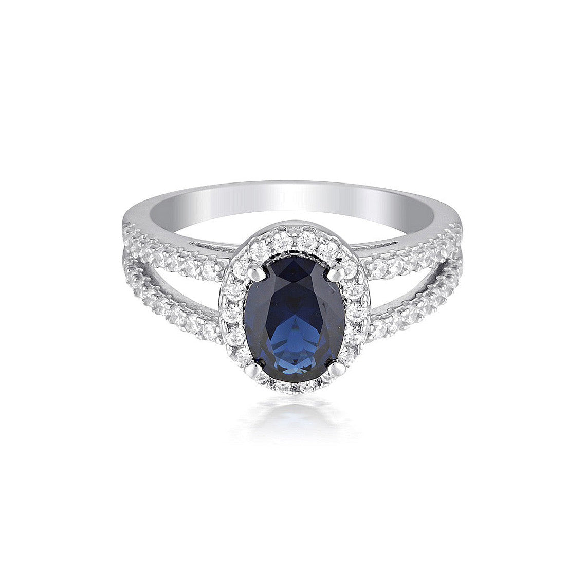 Aurora Glory Ring Silver/ Sapphire