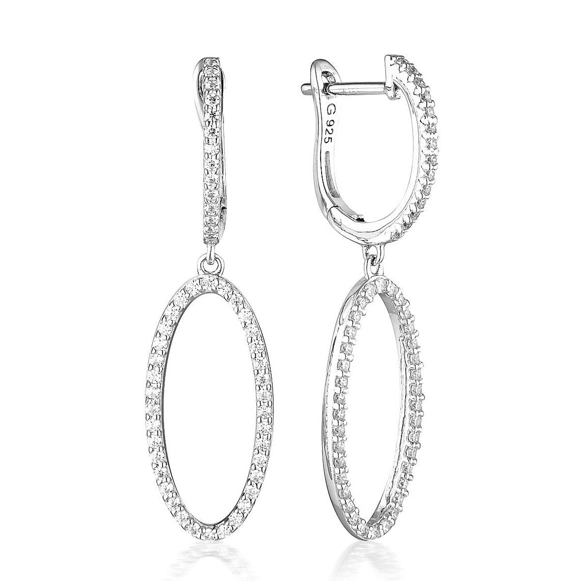 Aurora Celestial Earrings Silver