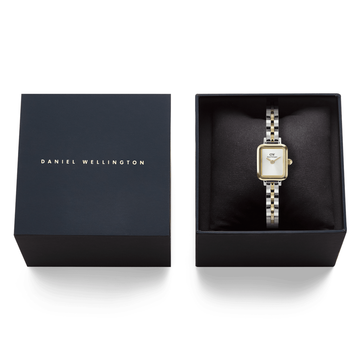 Daniel Wellington Quadro Mini Arch 3-Link Two Tone Gold