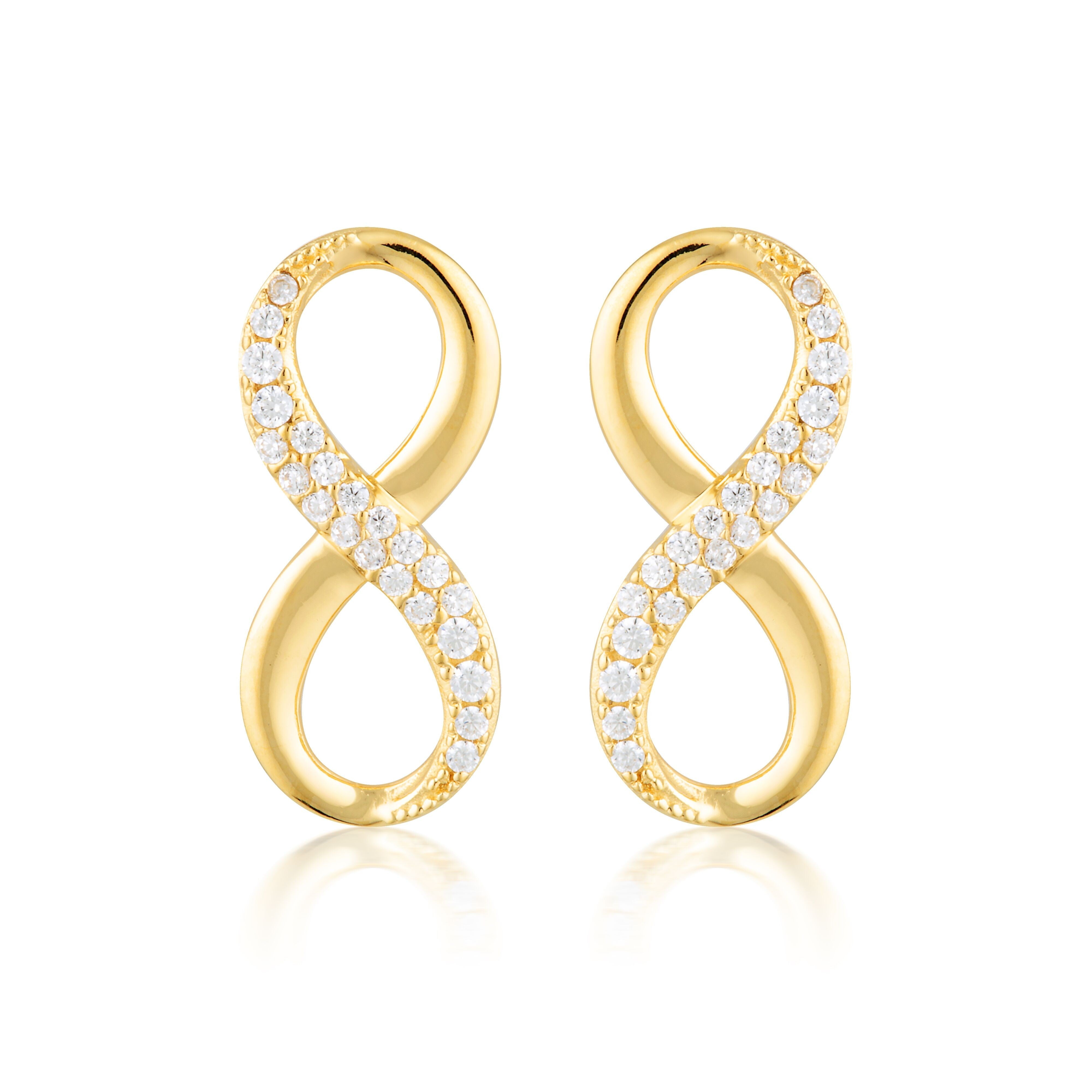 Forever Infinty Earrings - Gold